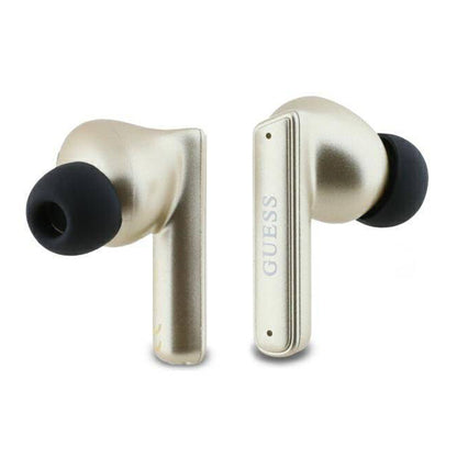Handsfree Bluetooth Guess Capsule Printed Logo, TWS, ANC, Guld