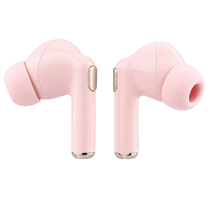 Handsfree Bluetooth Guess Glossy Gold Line Printed Classic Logo, TWS, rosa
