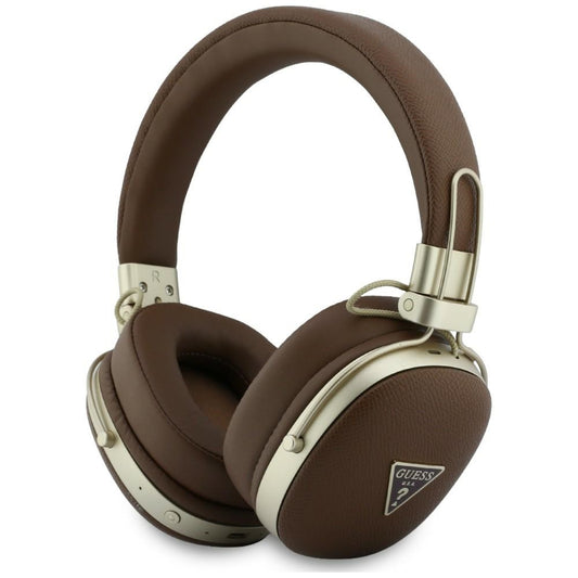 Handsfree Bluetooth Guess Kornigt Triangellogo, A2DP, Brun