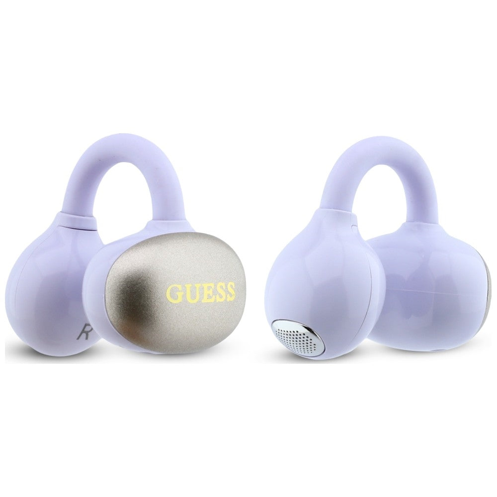 Handsfree Bluetooth Guess Metallisk Finish Elektropolerade Delar Klassisk, TWS, Lila