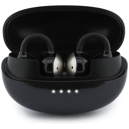 Handsfree Bluetooth Guess Metallisk Finish Elektropolerade Delar Klassisk, TWS, Svart