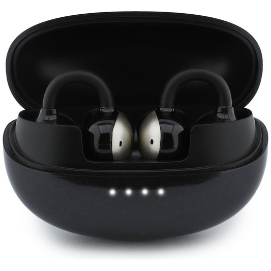 Handsfree Bluetooth Guess Metallisk Finish Elektropolerade Delar Klassisk, TWS, Svart