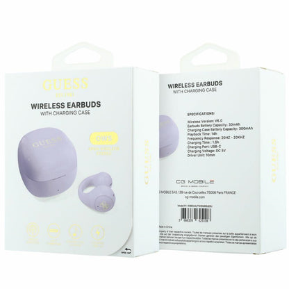 Handsfree Bluetooth Guess Mini Classic, TWS, Lila