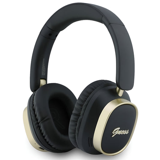 Handsfree Bluetooth Guess Rectangle Metal Script, A2DP, Svart