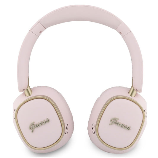 Handsfree Bluetooth Guess Rectangle Metal Script, A2DP, Rosa