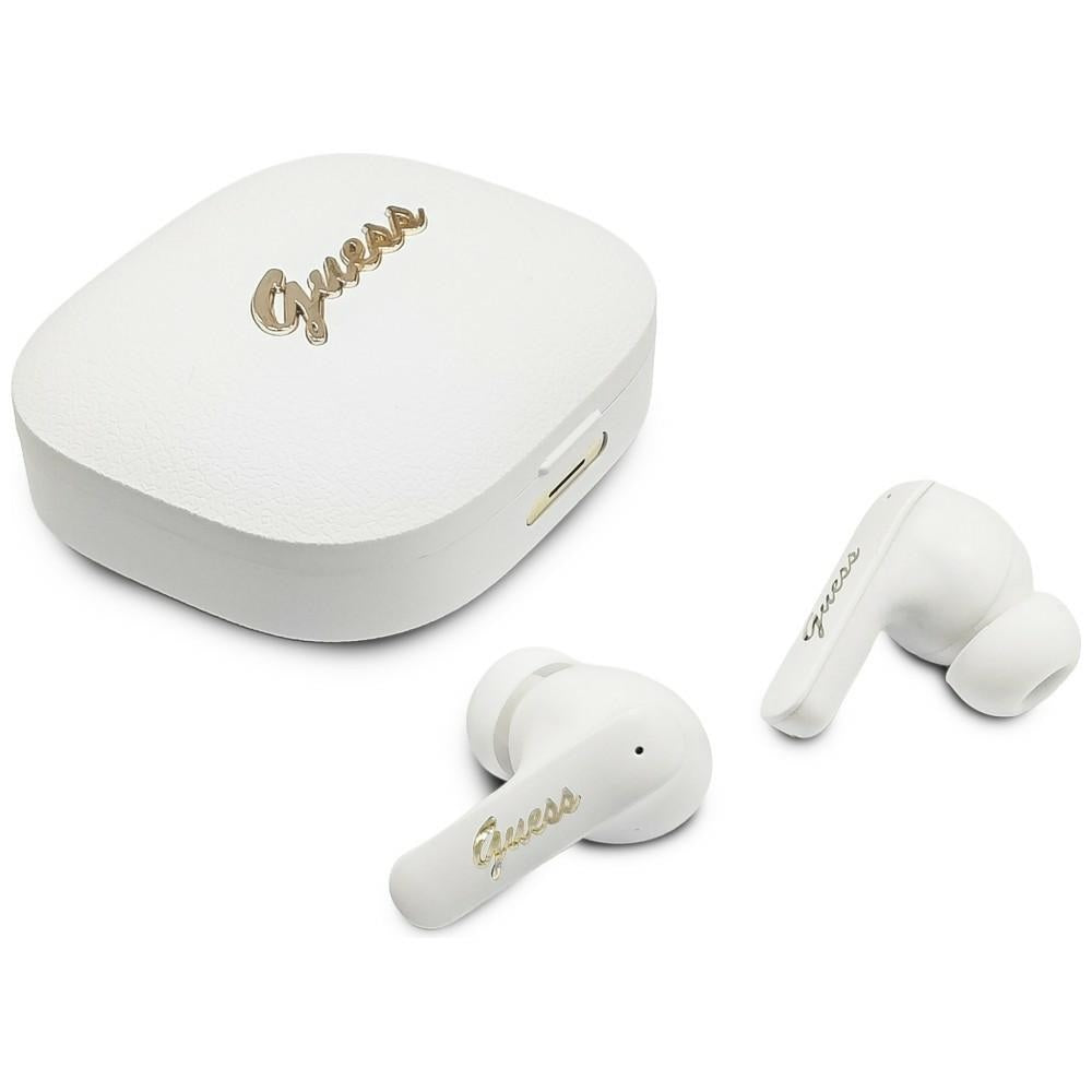 Handsfree Bluetooth Guess Script Metal Logo, TWS, Vit