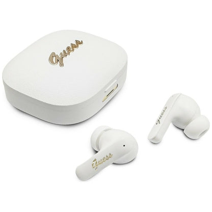 Handsfree Bluetooth Guess Script Metal Logo, TWS, Vit