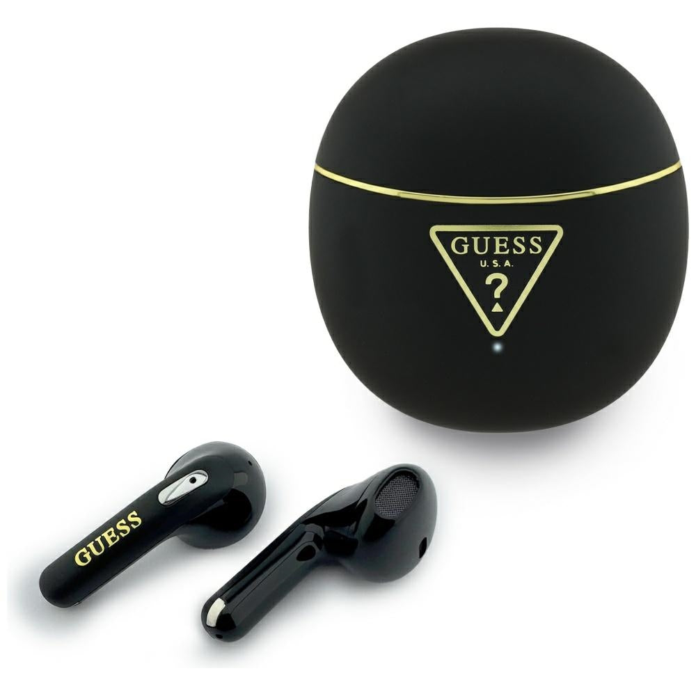 Handsfree Bluetooth Guess Script Print, TWS, Svart