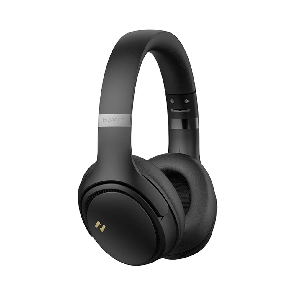 Handsfree Bluetooth HAVIT H630BT Pro, A2DP, ANC, Svart