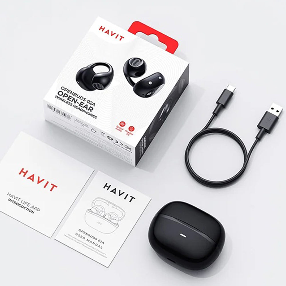 Handsfree Bluetooth HAVIT OWS916, TWS, Svart