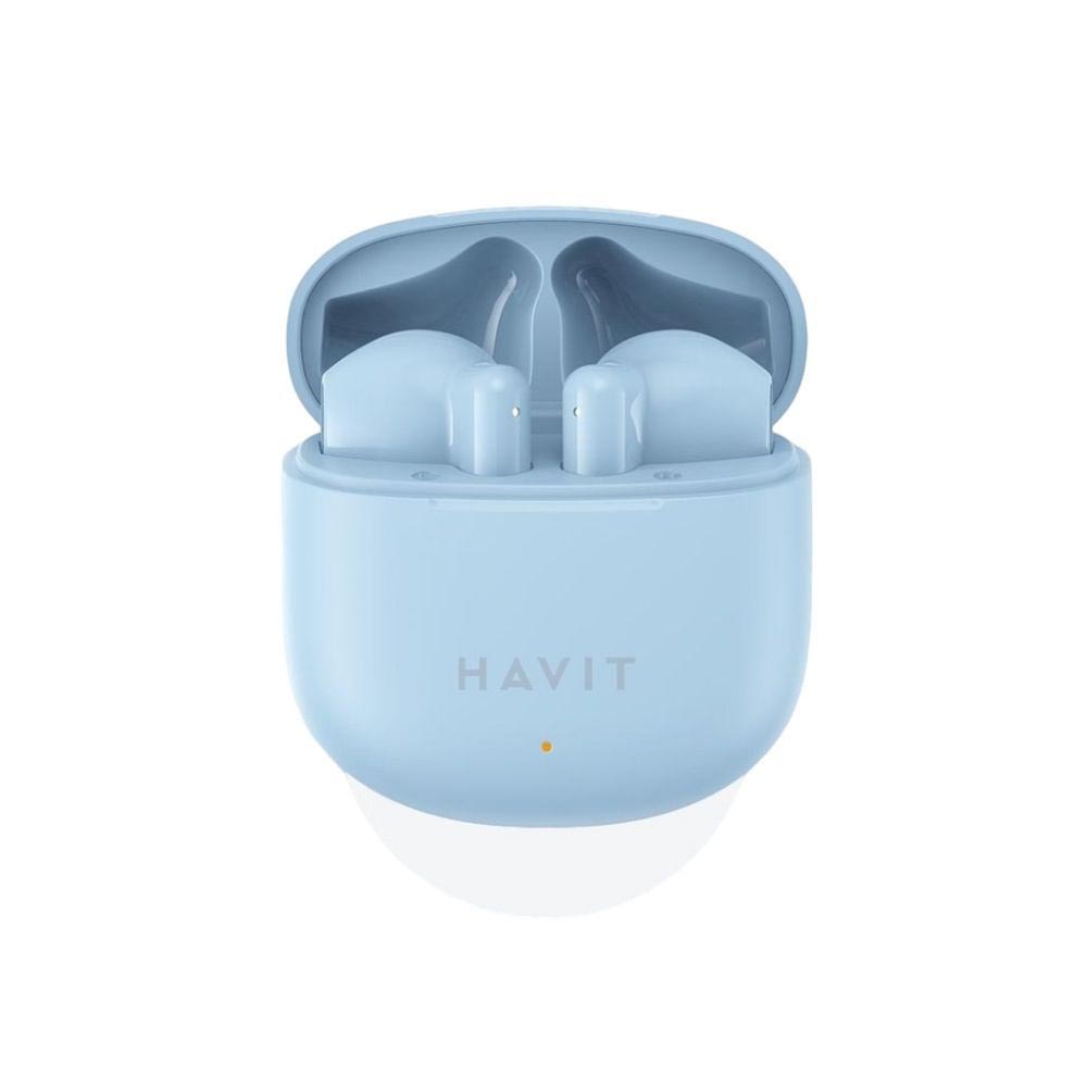 Handsfree Bluetooth HAVIT TW976, TWS, Blå