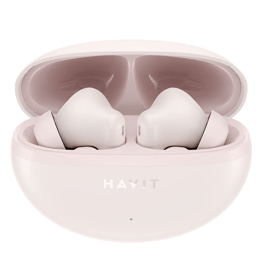 Handsfree Bluetooth HAVIT TW986, TWS, Rosa
