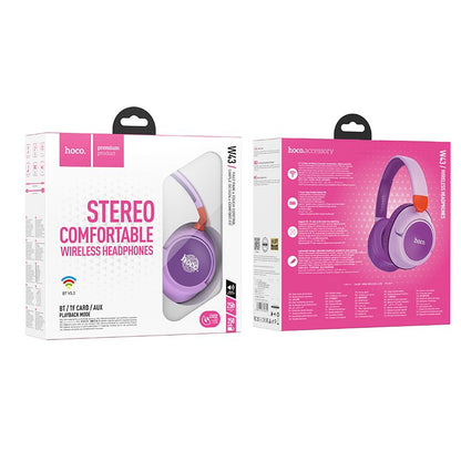 Bluetooth Handsfree HOCO Adventure W43, A2DP, Purple