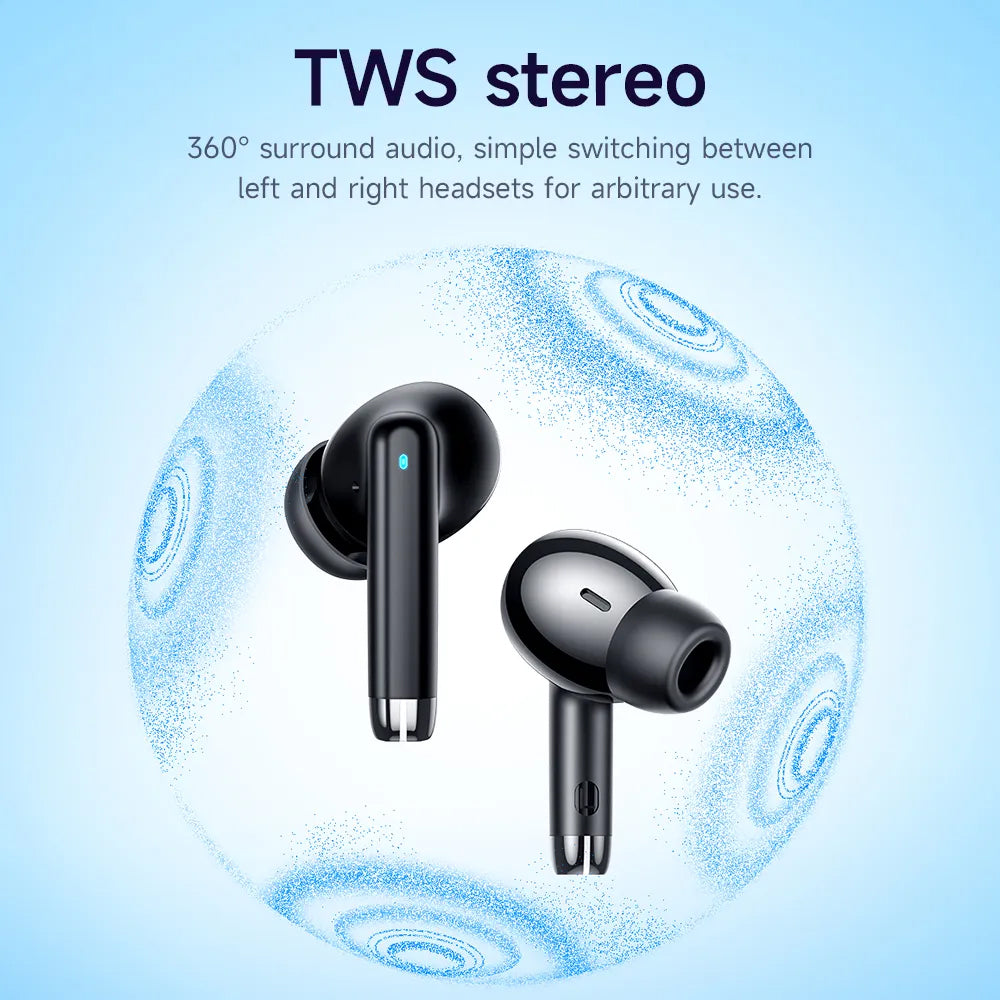 Handsfree Bluetooth HOCO EQ2, TWS, Svart