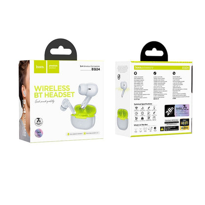 Handsfree Bluetooth HOCO EQ24, TWS, Grå