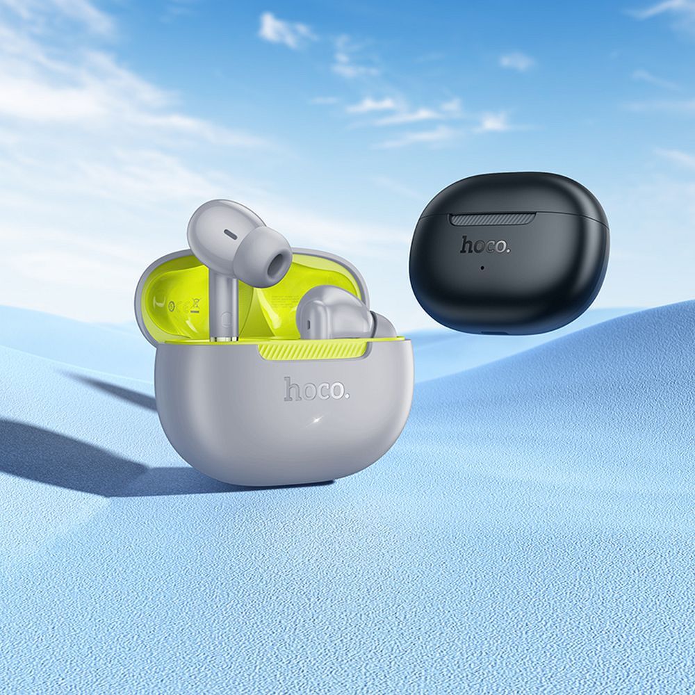 Handsfree Bluetooth HOCO EQ24, TWS, Grå