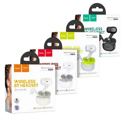 Handsfree Bluetooth HOCO EQ24, TWS, Guld