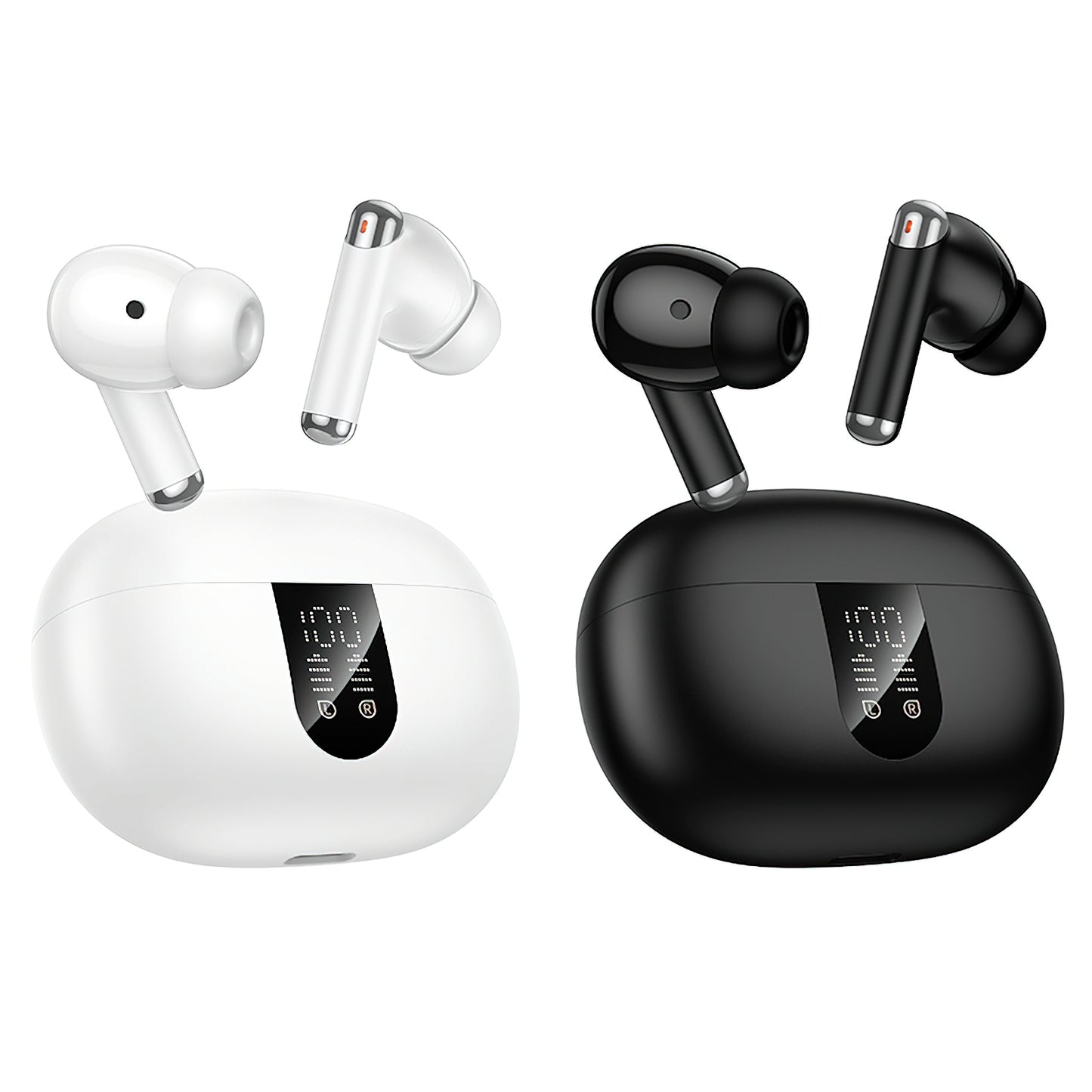Handsfree Bluetooth HOCO EQ26, TWS, ANC, Svart