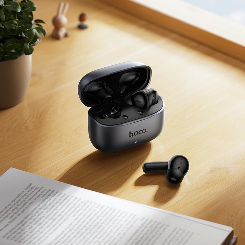 Bluetooth-handsfree HOCO EQ27 AI-översättning, TWS, ANC, Grå