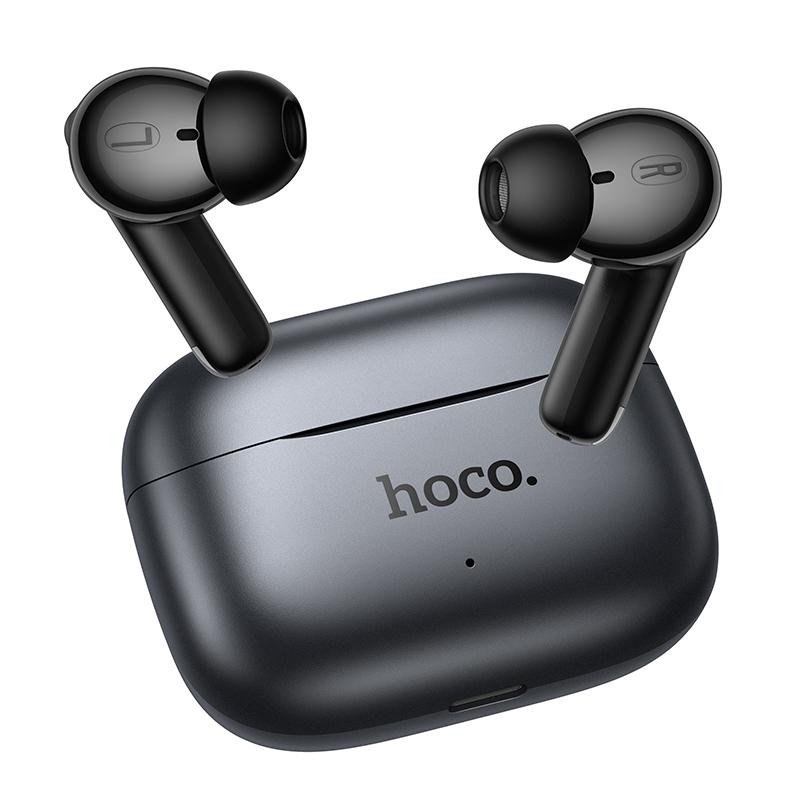 Bluetooth-handsfree HOCO EQ27 AI-översättning, TWS, ANC, Grå