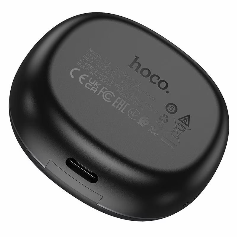 Handsfree Bluetooth HOCO EQ3, TWS, Svart