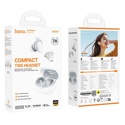 Handsfree Bluetooth HOCO EW203, TWS, Vit