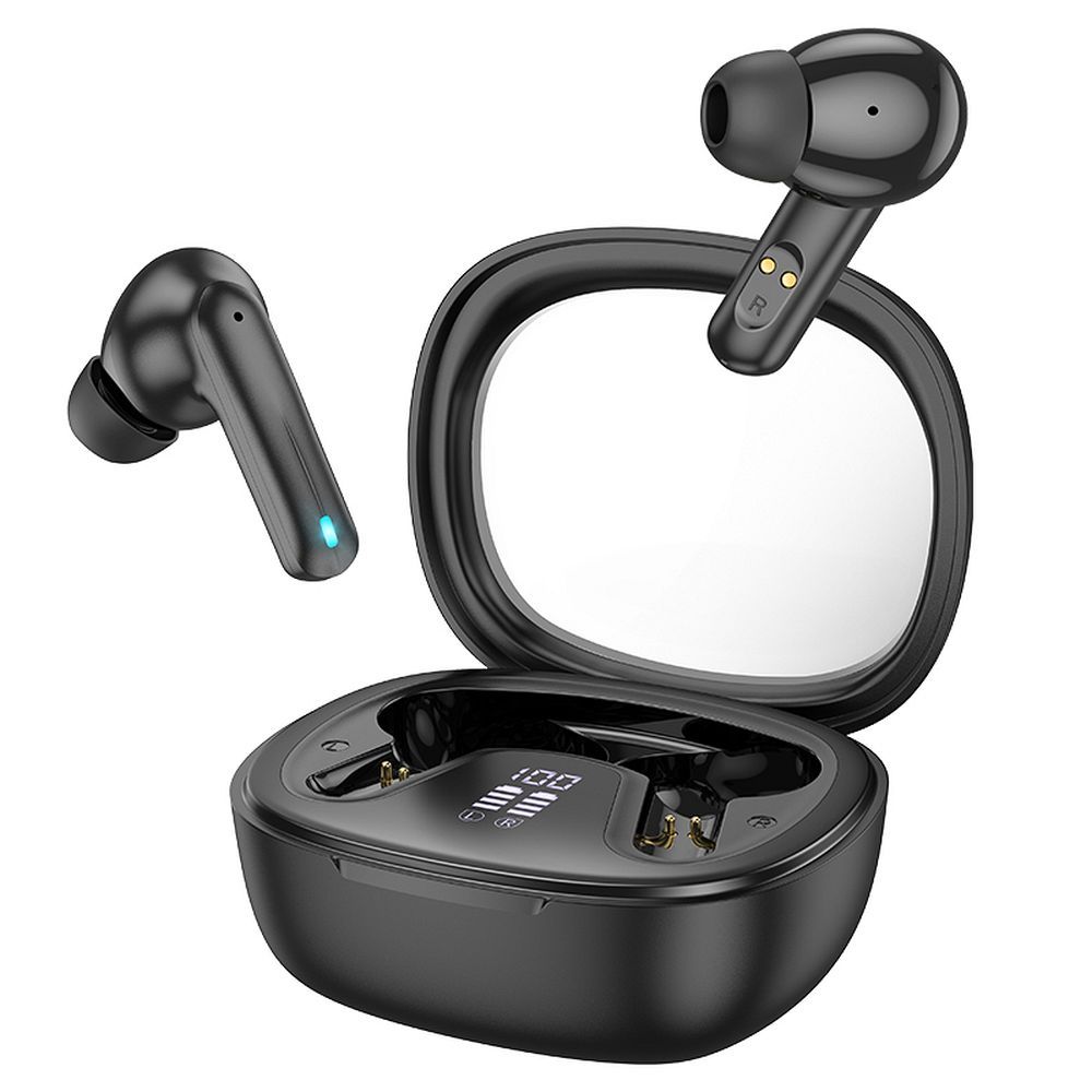 Handsfree Bluetooth Bluetooth HOCO Shadow EQ6, TWS, Svart 