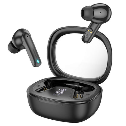 Handsfree Bluetooth Bluetooth HOCO Shadow EQ6, TWS, Svart 