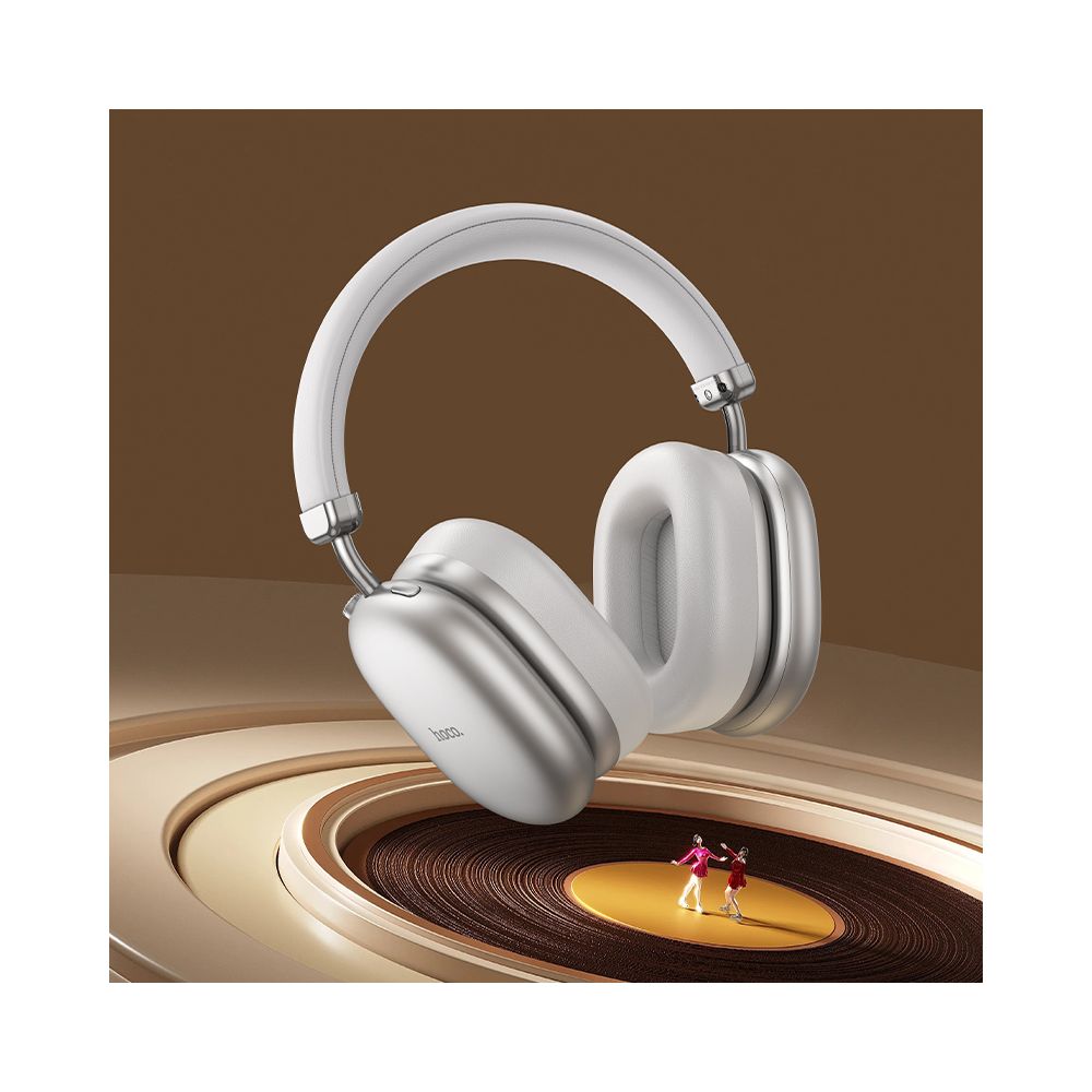 Handsfree Bluetooth HOCO W35 Max, A2DP, ANC, Silver