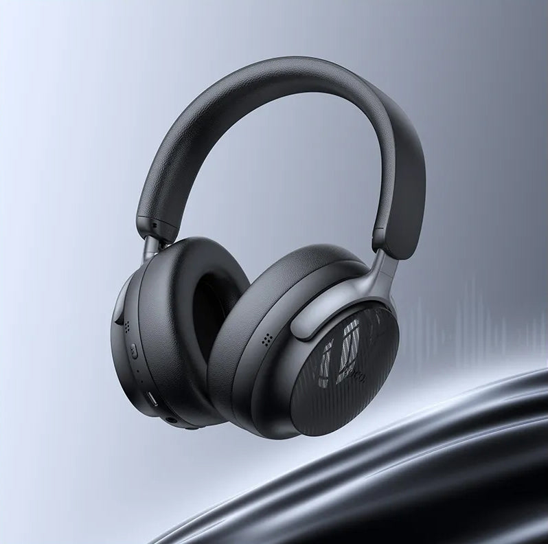 Handsfree Bluetooth HOCO W53 Plus, A2DP, ANC, Svart