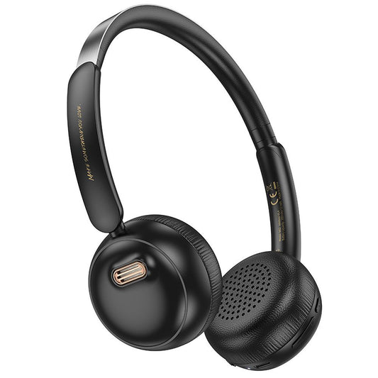 Handsfree Bluetooth HOCO W62, Svart