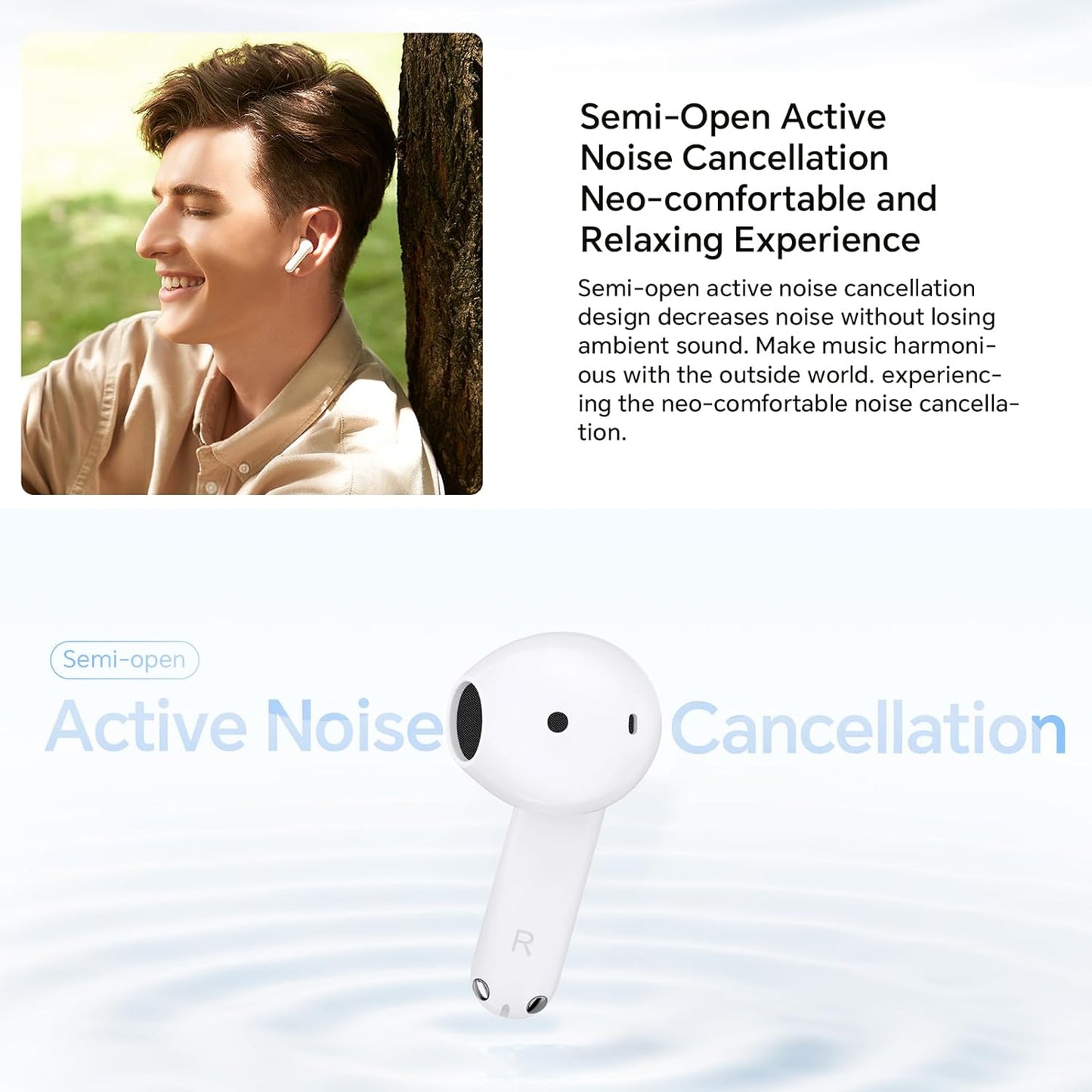 Handsfree Bluetooth Honor Choice X7e, TWS, ANC, Vit 5504ABHF