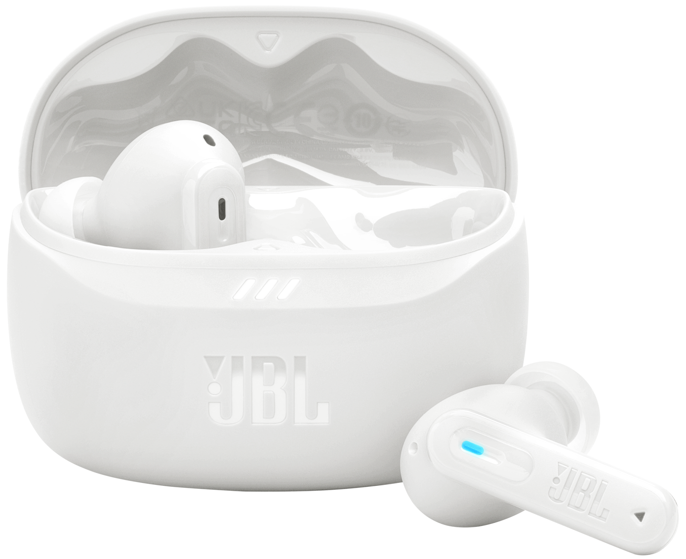 Handsfree Bluetooth JBL Tune Beam 2, TWS, ANC, MultiPoint, Vit JBLTBEAM2WHT