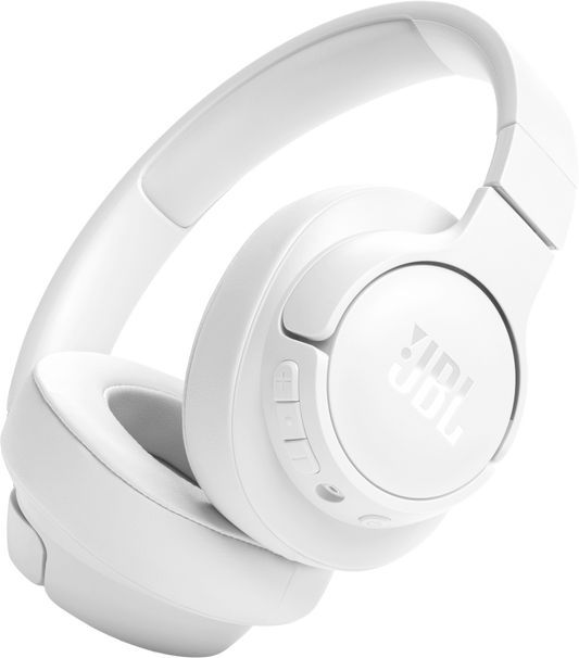 Handsfree Bluetooth JBL Tune 720BT, MultiPoint, A2DP, Vit, Omsäkrad JBLT720BTWHT