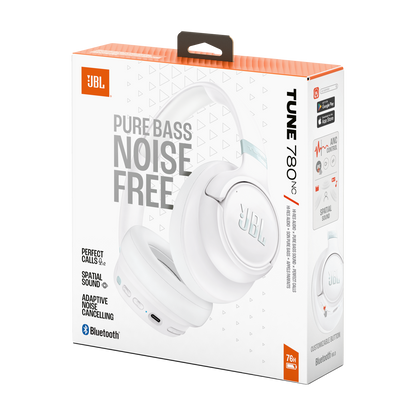 Handsfree Bluetooth JBL Tune 780NC, MultiPoint, A2DP, ANC, Vit JBLT780NCWHT