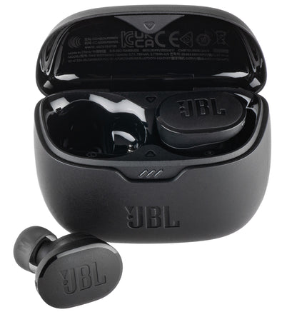 Handsfree Bluetooth JBL Tune Buds, TWS, ANC, Multipoint, Svart JBLTBUDSBLK