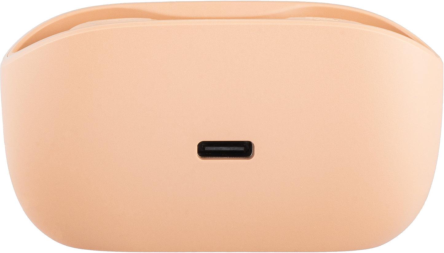 Handsfree Bluetooth JBL Wave Buds, TWS, Beige, Omslaget JBLWBUDSBEG