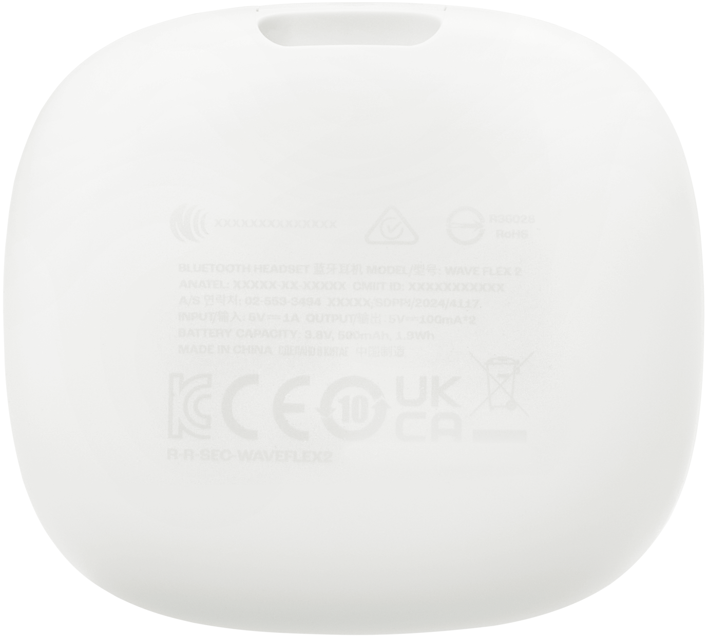 Handsfree Bluetooth JBL Wave Flex 2, TWS, ANC, MultiPoint, Vit JBLWFLEX2WHT