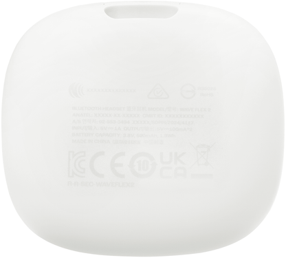 Handsfree Bluetooth JBL Wave Flex 2, TWS, ANC, MultiPoint, Vit JBLWFLEX2WHT