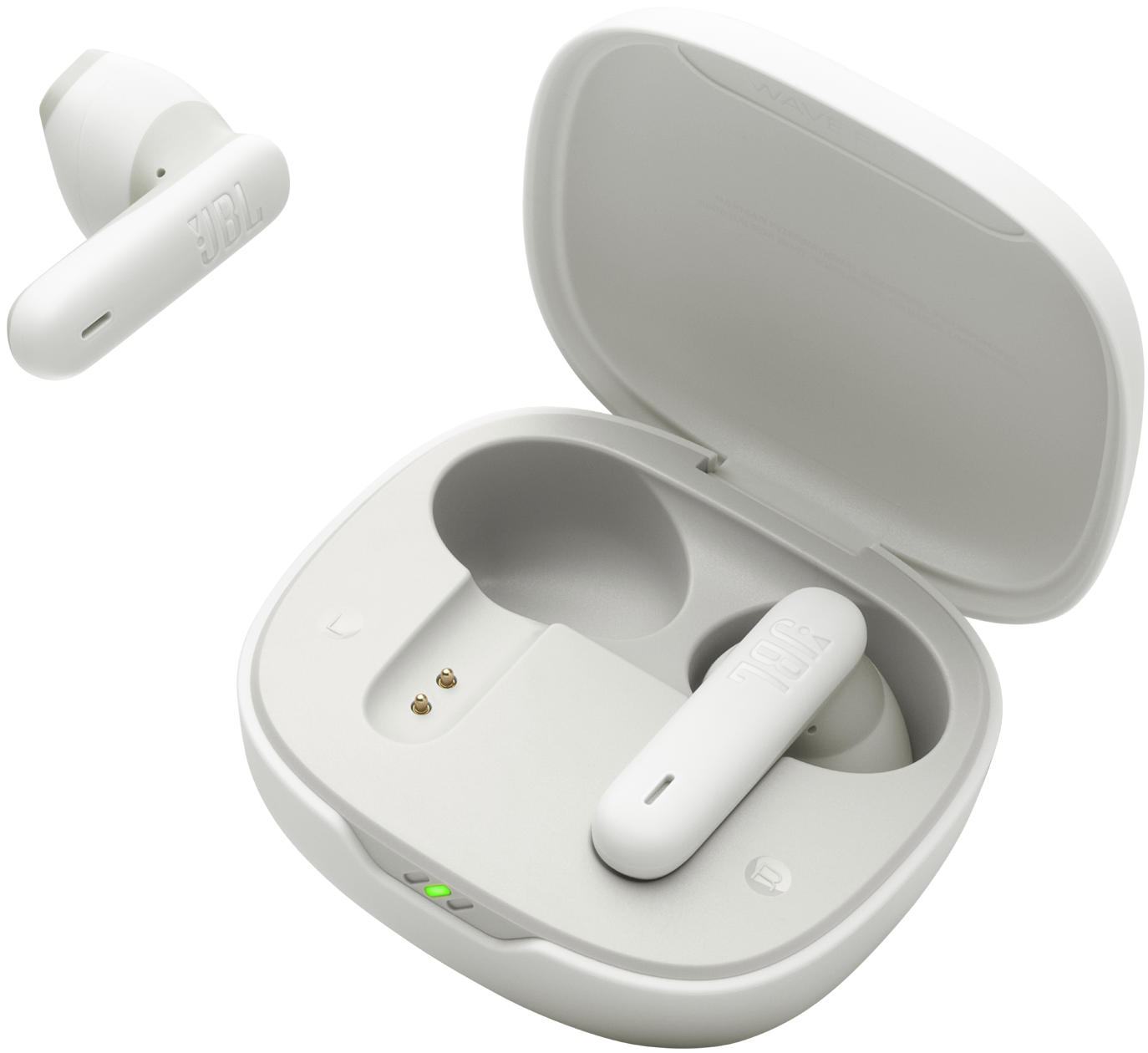 Handsfree Bluetooth JBL Wave Flex 2, TWS, ANC, MultiPoint, Vit JBLWFLEX2WHT