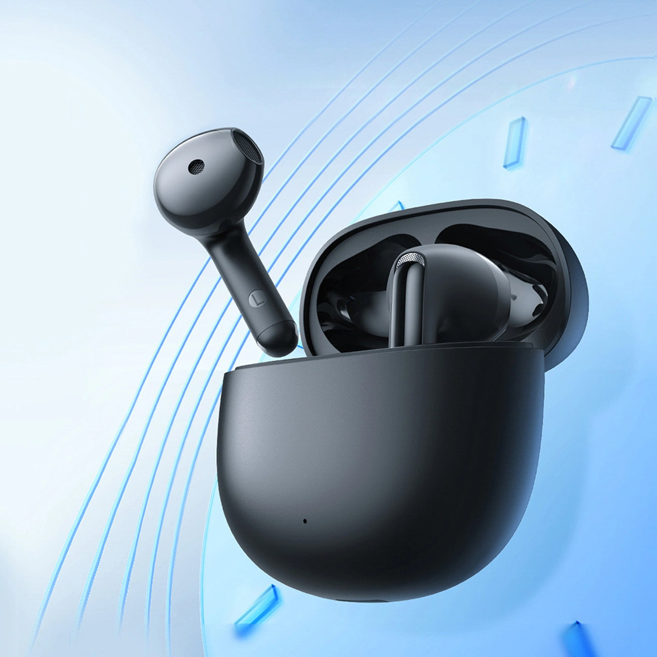 Handsfree Bluetooth Joyroom Funpods JR-FB1 Ny Version, TWS, Svart