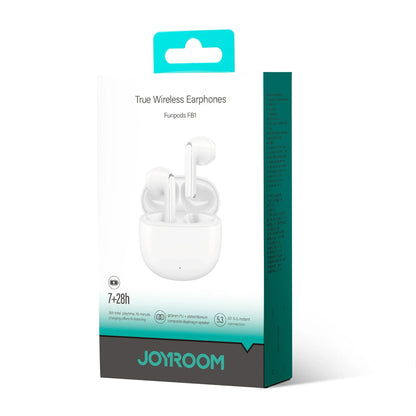 Handsfree Bluetooth Joyroom Funpods JR-FB1 Ny Version, TWS, Vit