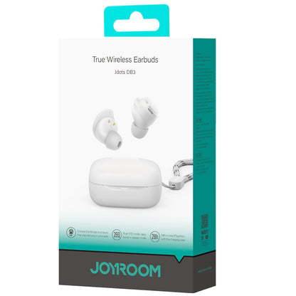 Handsfree Bluetooth Joyroom Jdots JR-DB3, TWS, White
