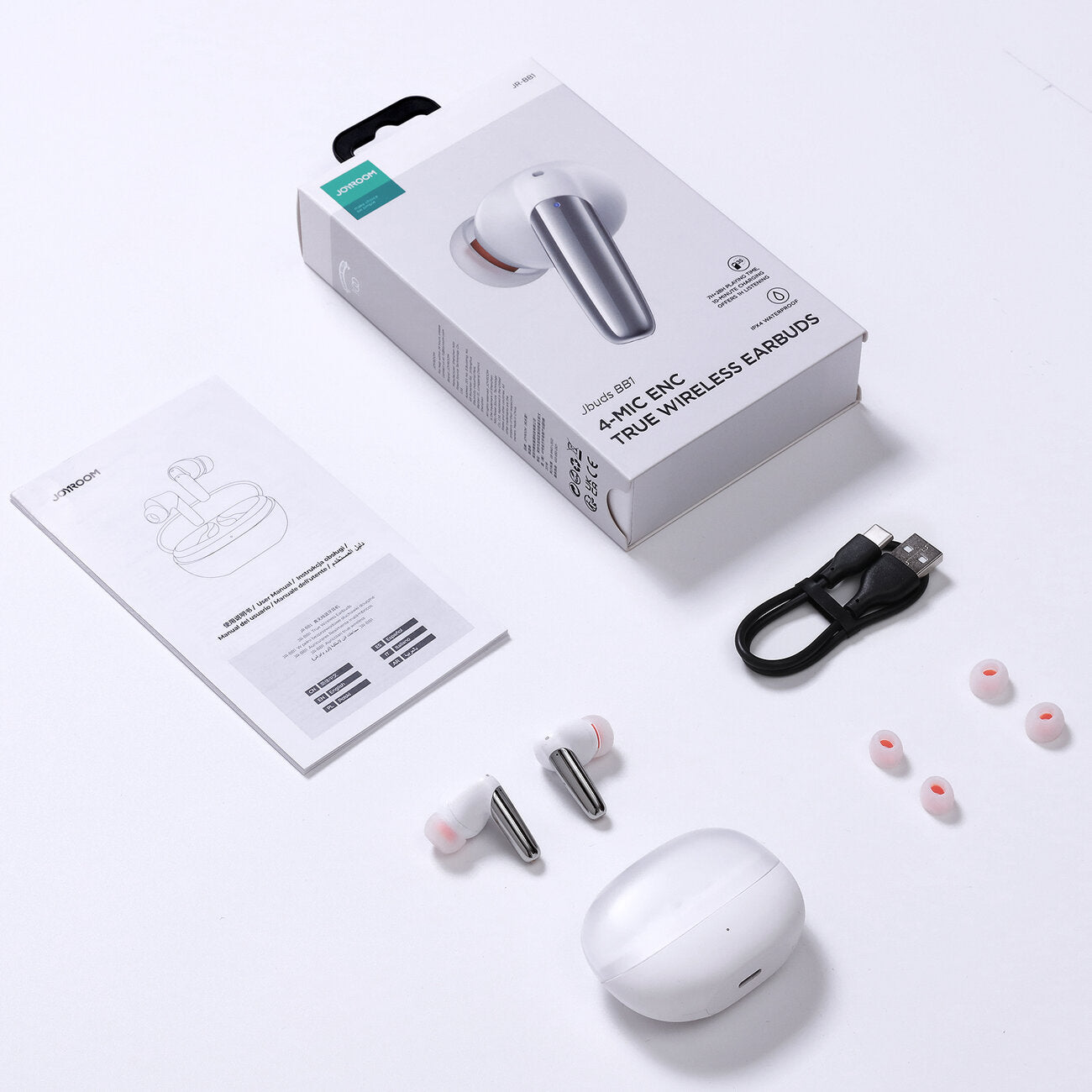 Bluetooth-handsfree Joyroom JR-BB1, TWS, Vit