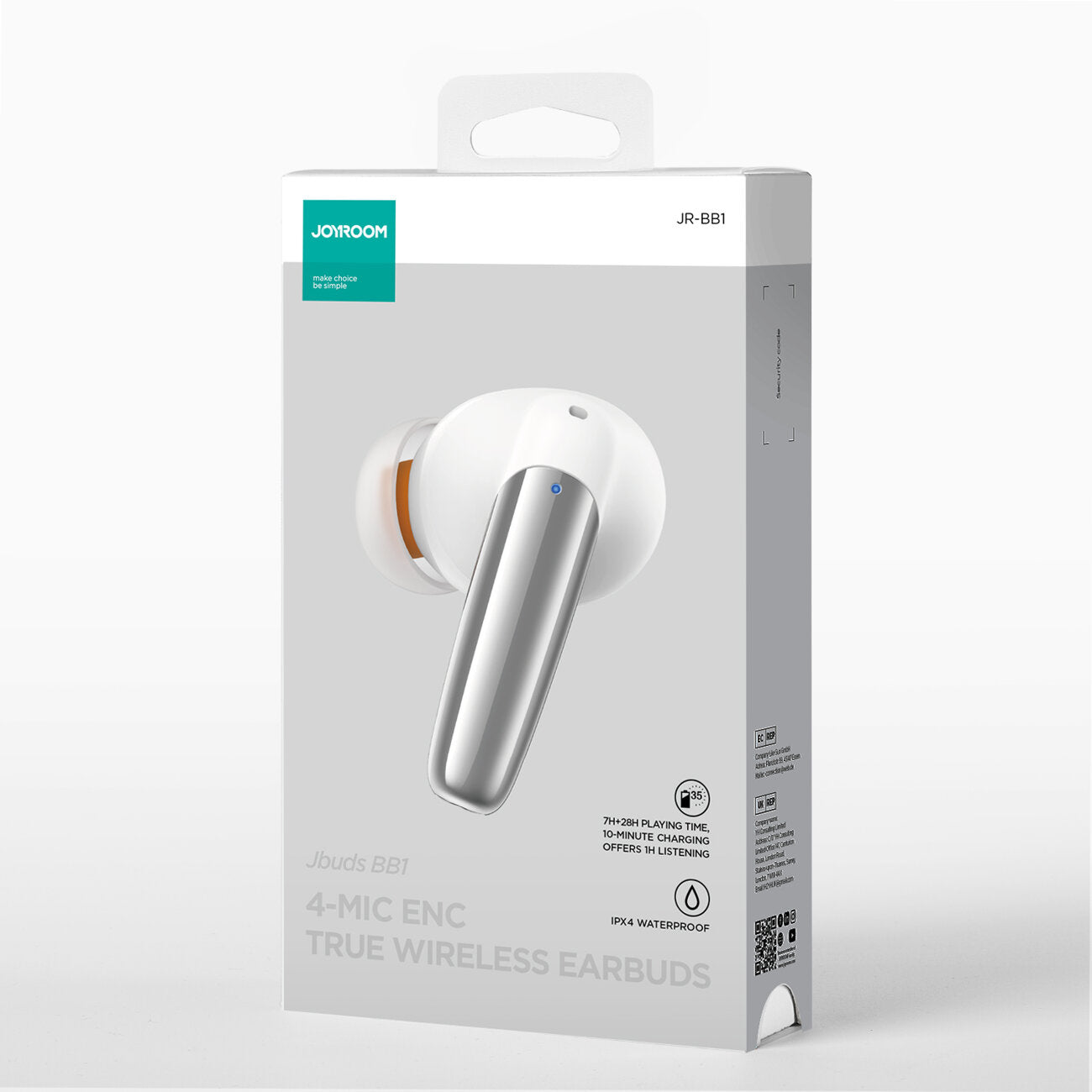 Bluetooth-handsfree Joyroom JR-BB1, TWS, Vit