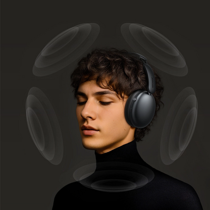 Handsfree Bluetooth Joyroom JR-JH1, A2DP, ANC, Svart