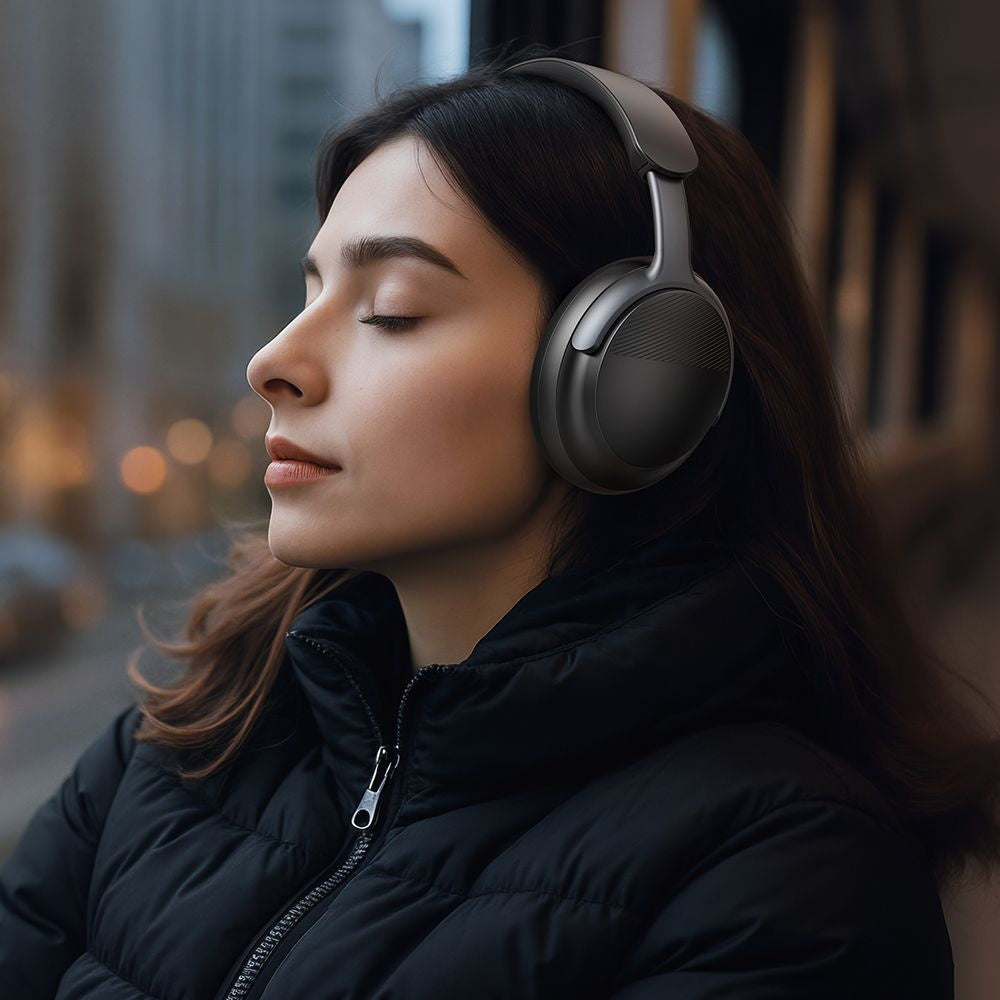 Handsfree Bluetooth McDodo HP-1420 T02, A2DP, ANC, Svart