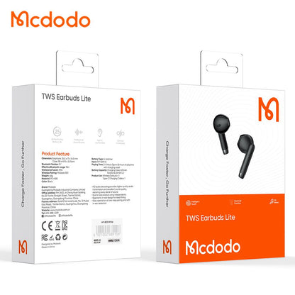 Handsfree Bluetooth McDodo HP-8031 B01, TWS, Svart