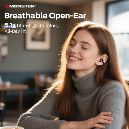 Handsfree Bluetooth Monster AC225, TWS, Svart