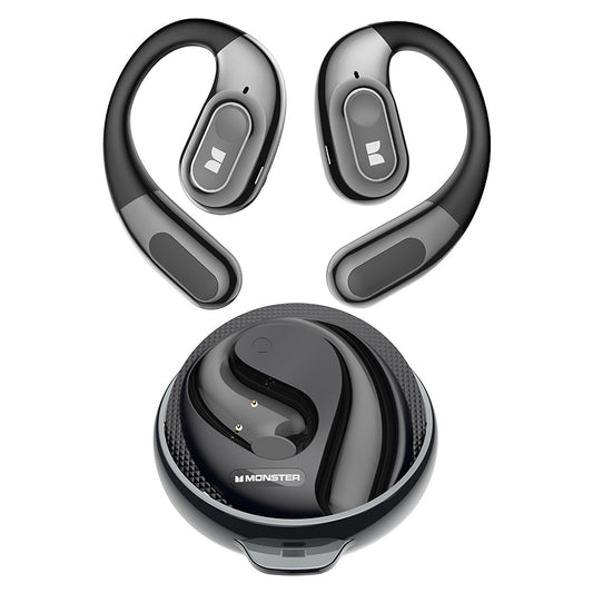 Handsfree Bluetooth Monster AC330 AI-översättning, TWS, svart
